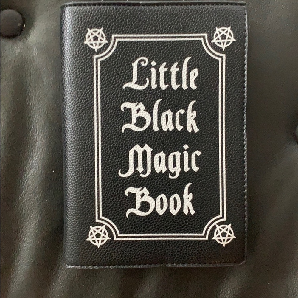 Crossbody purse Little Black Magic Book